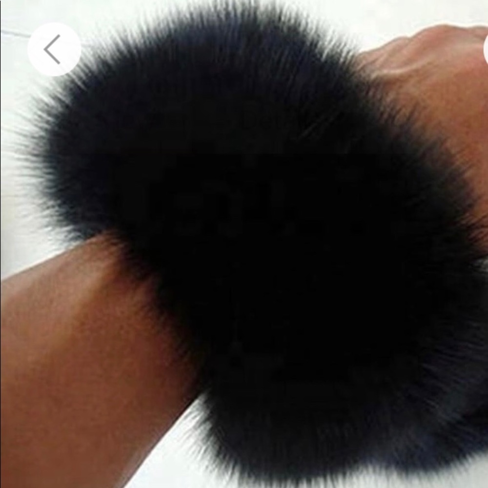 100% Fox Fur Arm Warmers